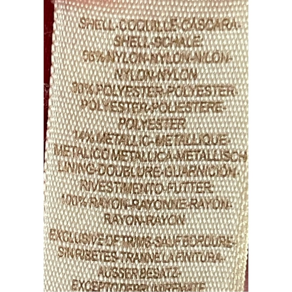 Free People Mini Dress Red Bronze Metallic Sleeveless Dress NWT SZ 4 - Picture 13 of 14